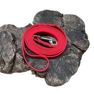 6' 8" USA Made Biothane Dog Leash - 1/2" width - waterproof, stink proof
